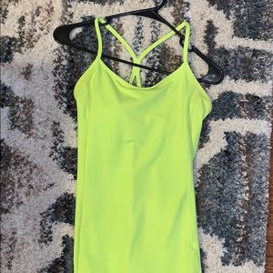 Neon workout top